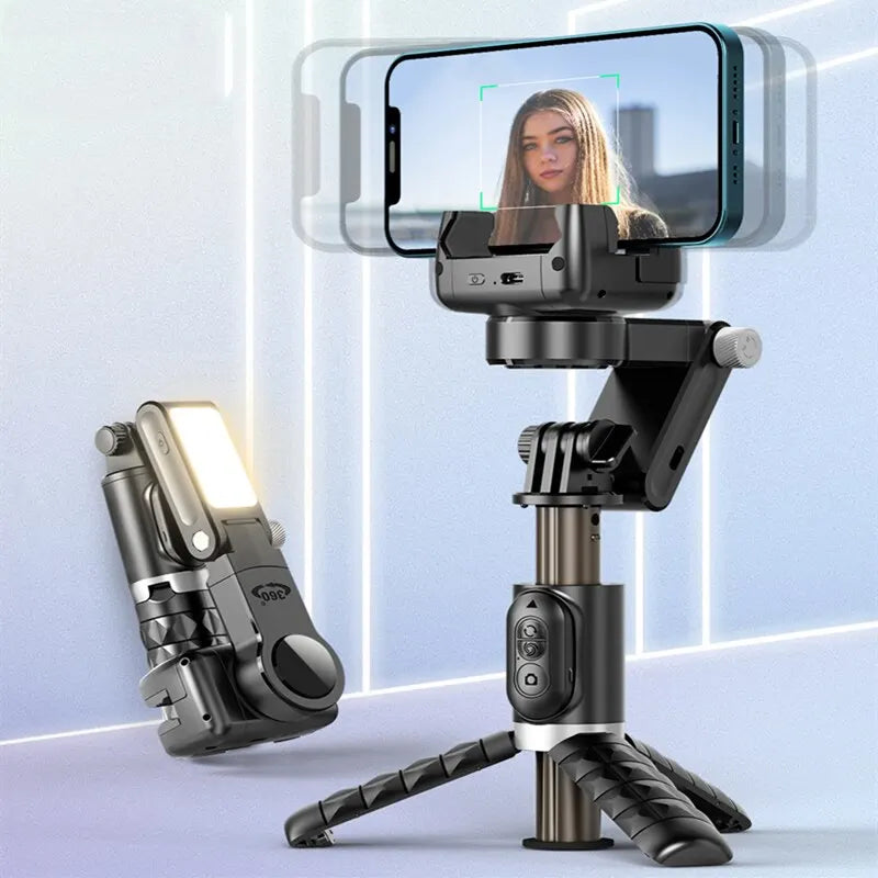 360° Rotation Gimbal Stabiliser Selfie Stick Tripod